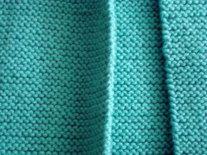 Blue Baby Sweater - Closeup